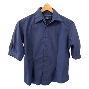 Ralph Lauren Sport 3/4 sleeve button down ladies blouse- Size 10